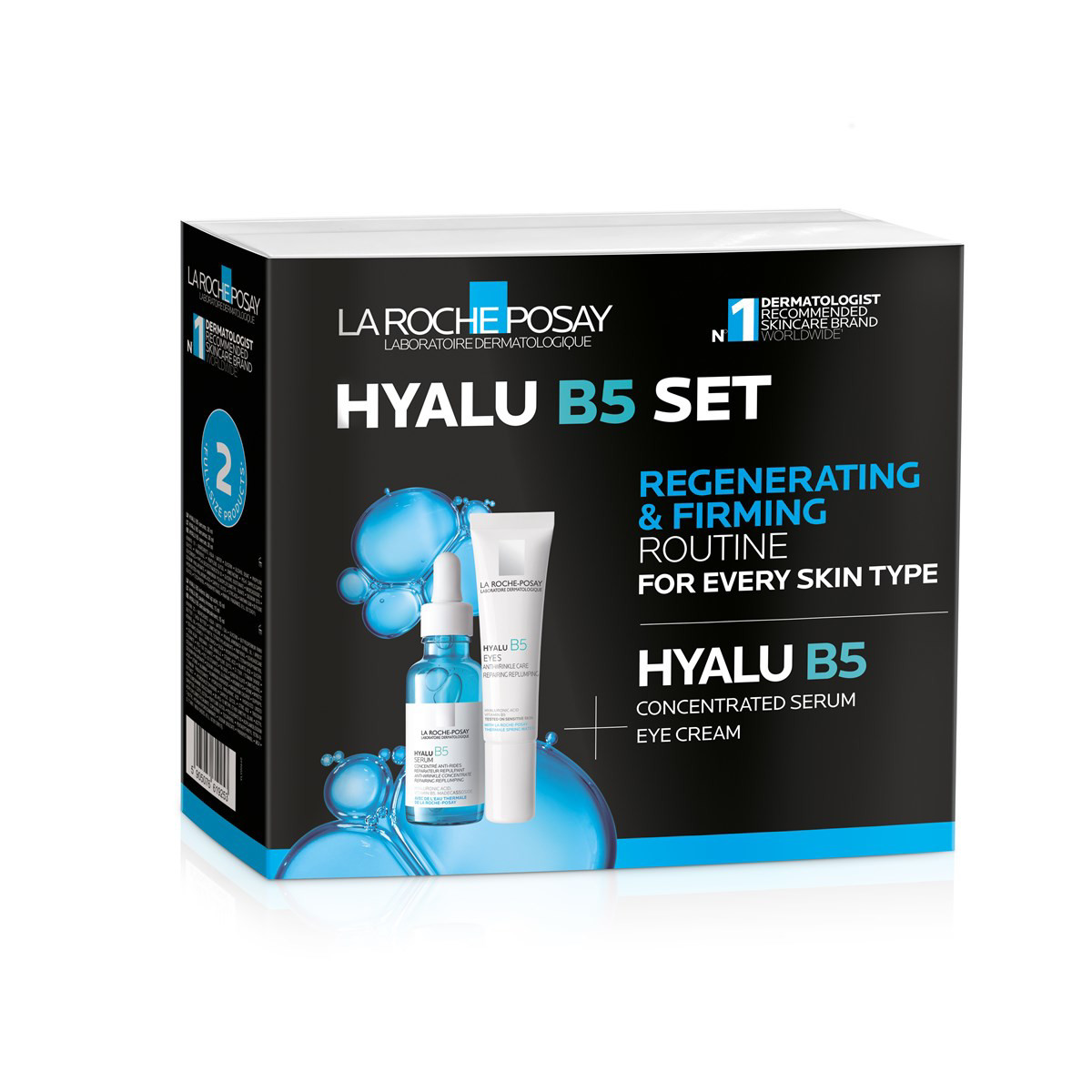 LA ROCHE-POSAY HYALU B5, dovanų rinkinys, 30ml+15ml