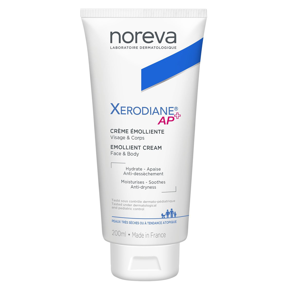 NOREVA XERODIANE AP+, emolientas, 200 ml