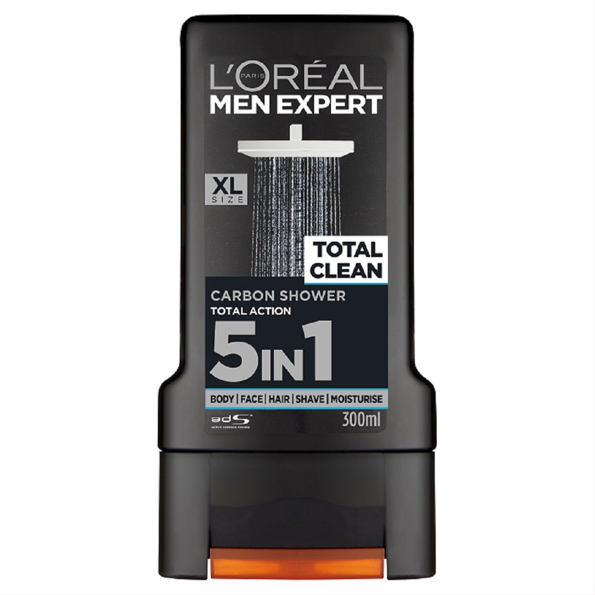 L'OREAL PARIS MEN EXPERT SHOWER TOTAL CLEAN, dušo želė, 300 ml