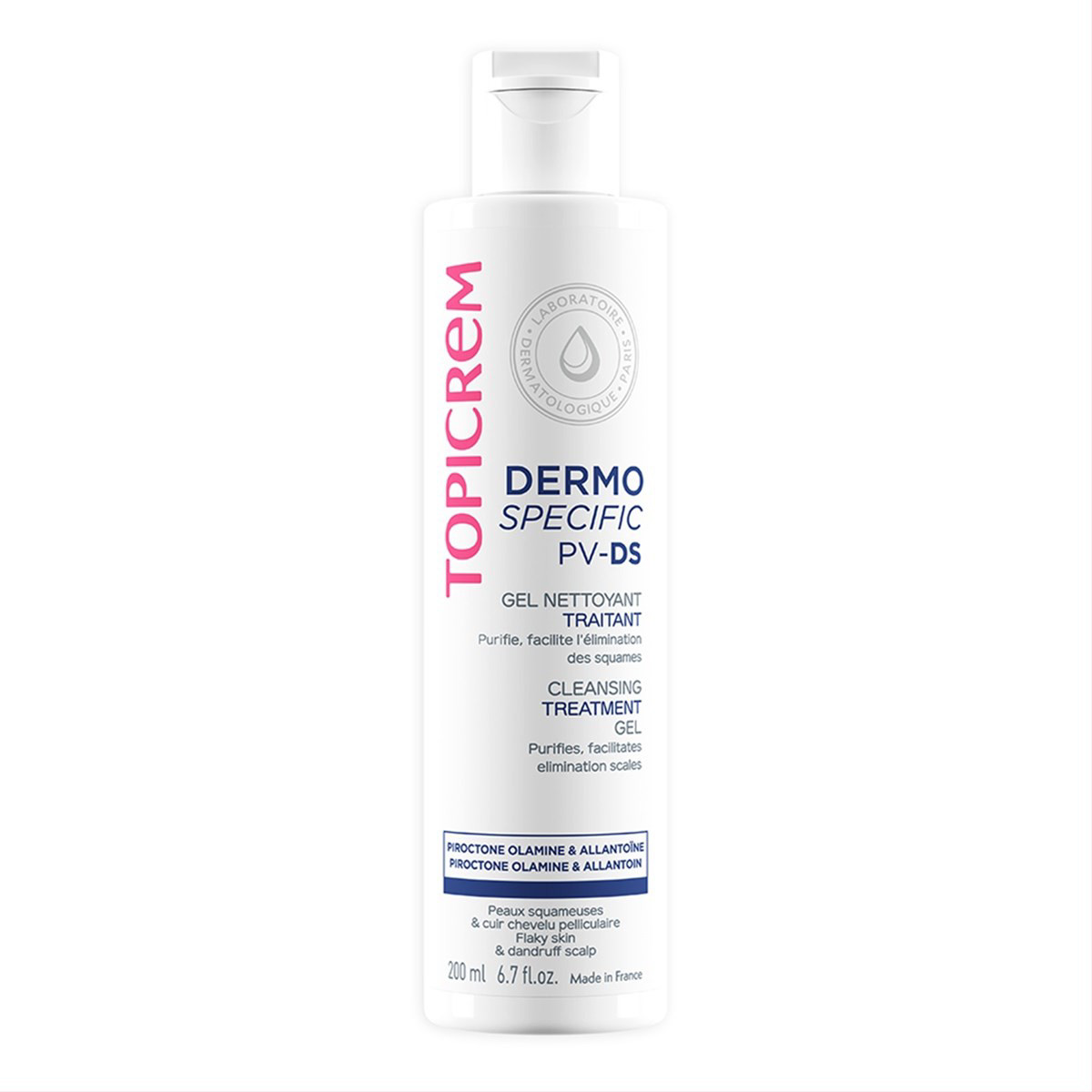 TOPICREM PV/DS, valomoji želė, 200 ml