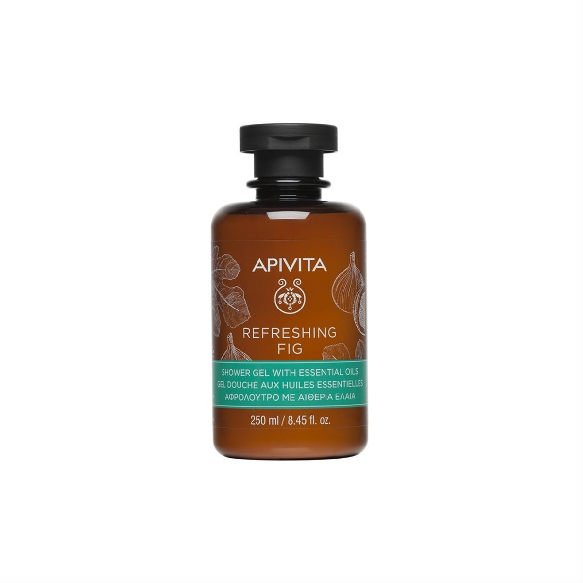 APIVITA, prausiklis su figomis, gaivinamasis, 250 ml