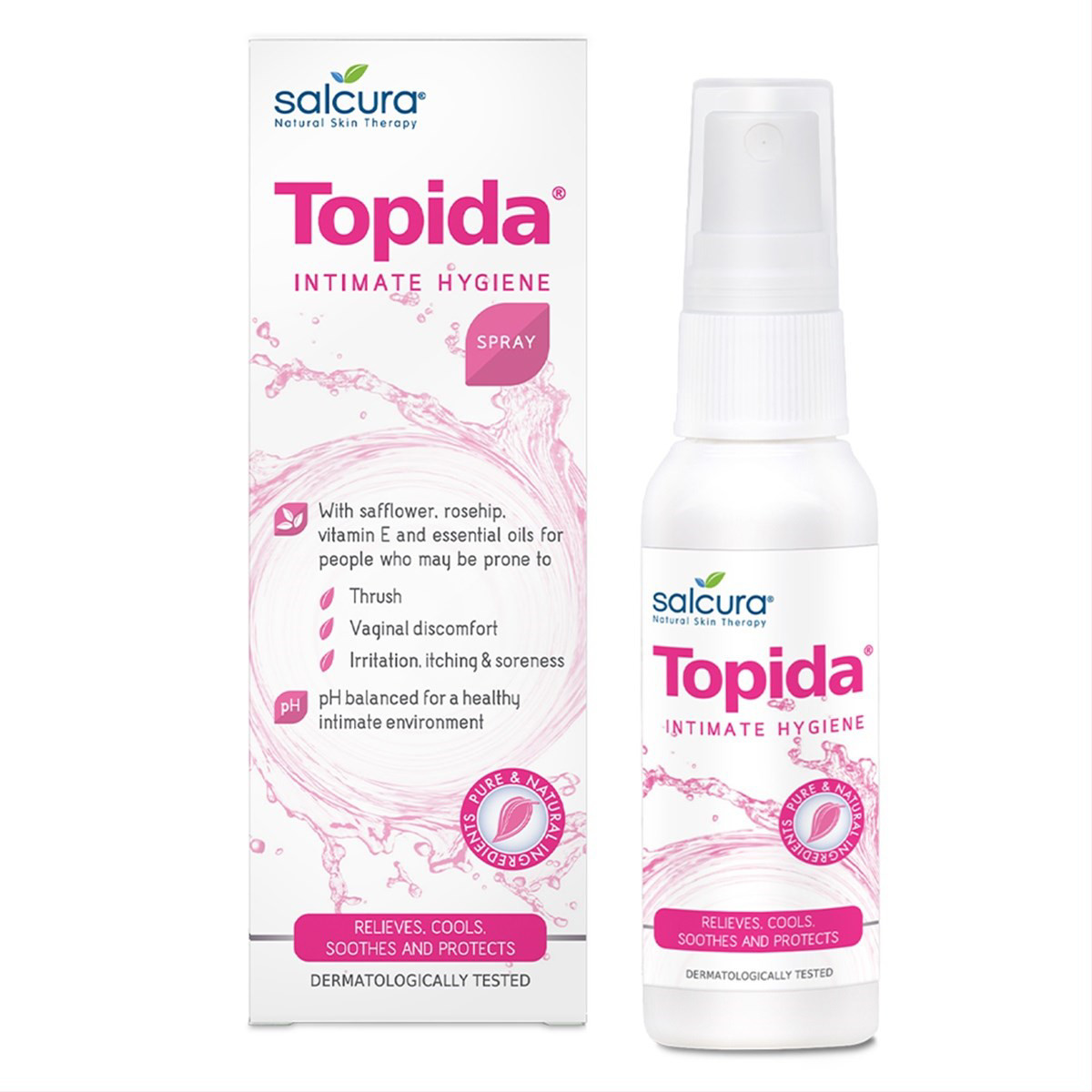 SALCURA TOPIDA, intymios higienos purškiklis, 50 ml