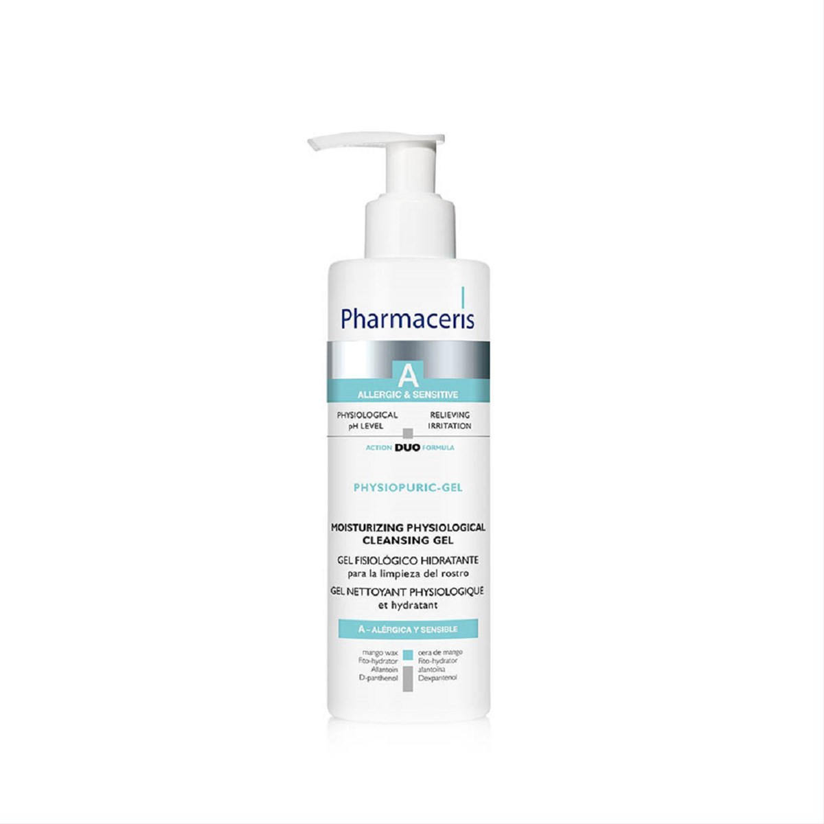 PHARMACERIS A,PHYSIOPURIC GEL, gelis prausimuisi, 190ml