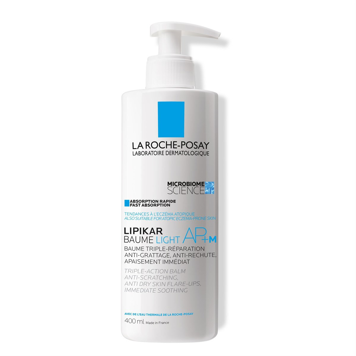 LA ROCHE-POSAY LIPIKAR BAUME LIGHT AP+M, ATKURIAMASIS BALZAMAS, 400ml