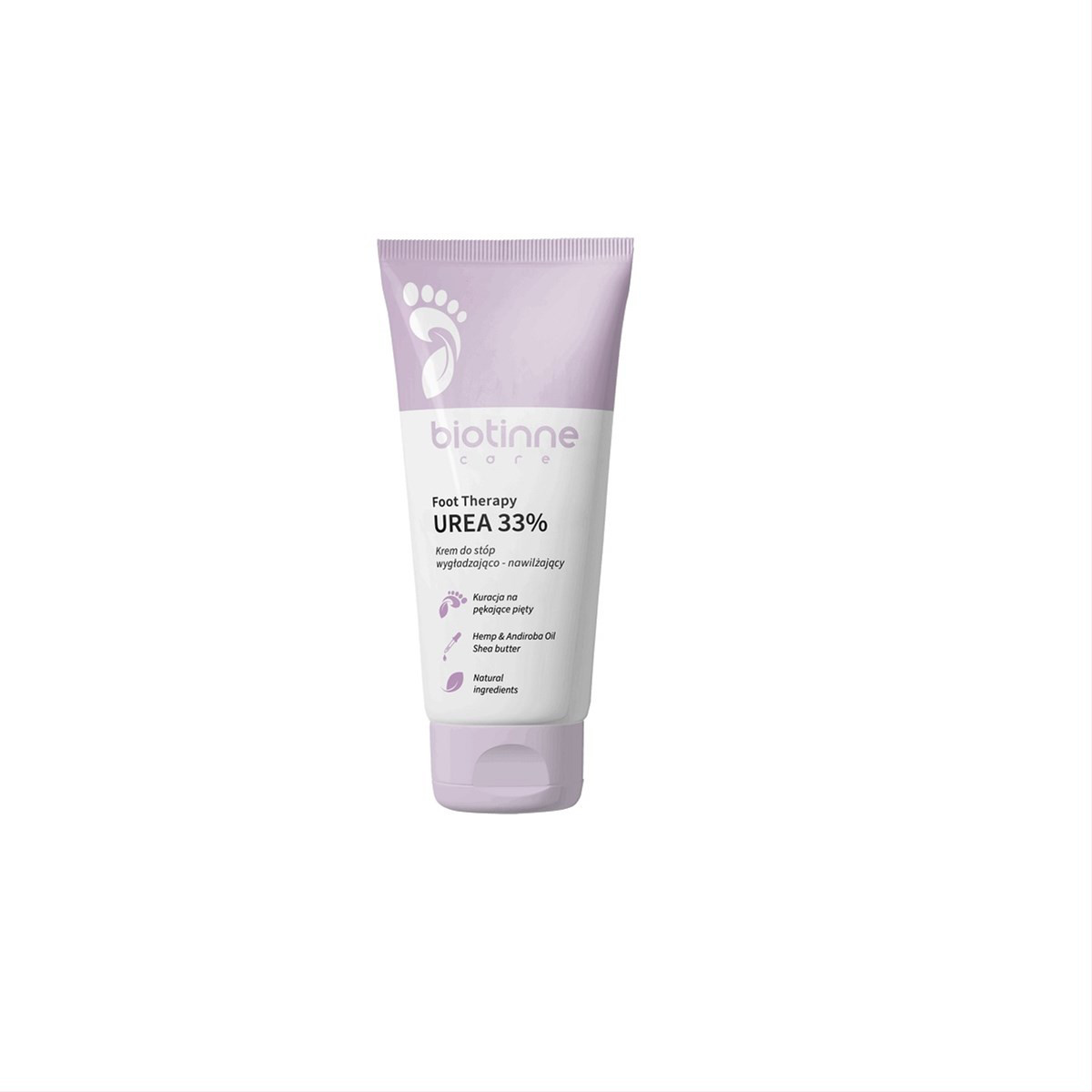 BIOTINNE, drėkinantis - lyginantis pėdų kremas su 33 % šlapalu, 100 ml