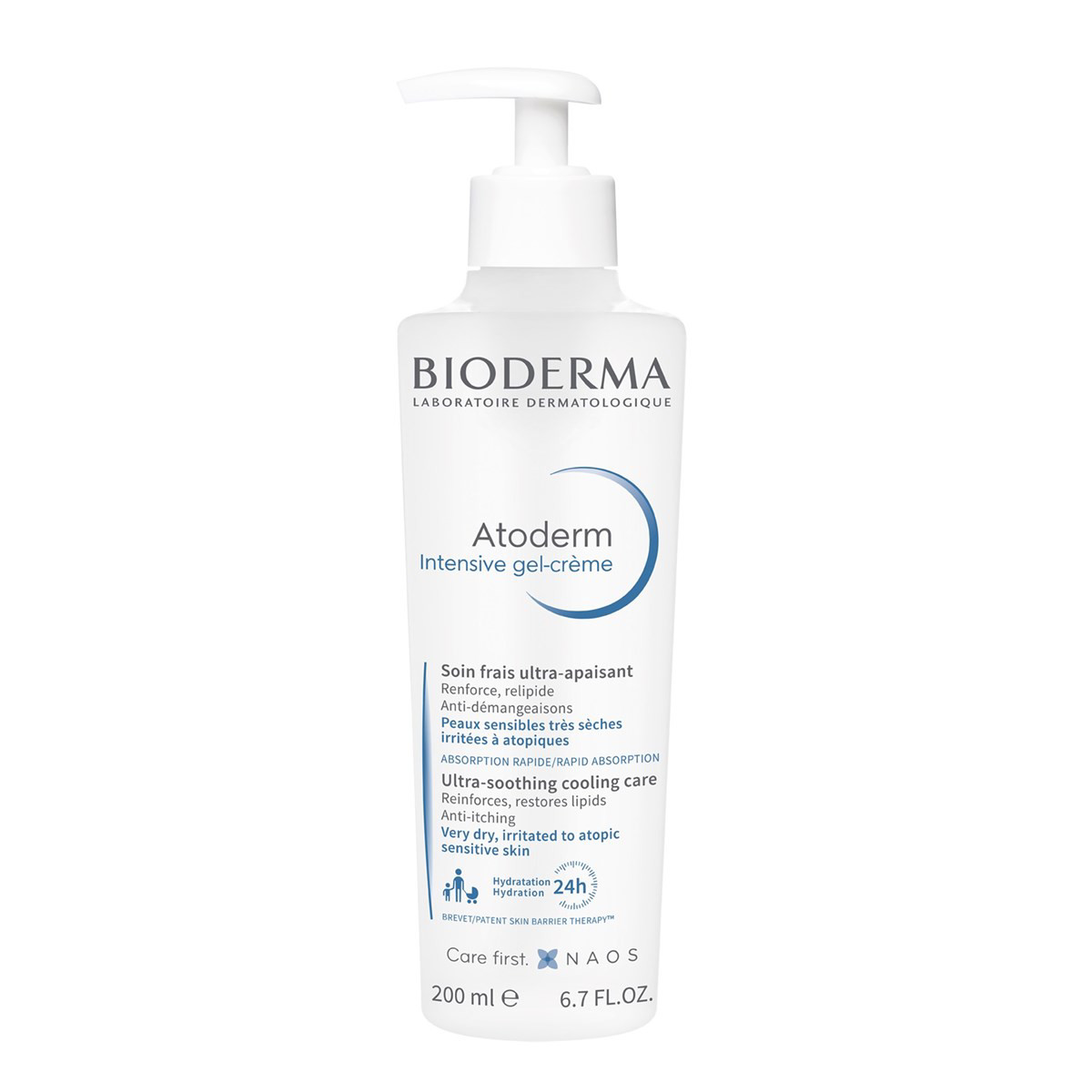 BIODERMA ATODERM INTENSIVE, gelis-kremas labai sausai ir atopiškai odai , 200 ml