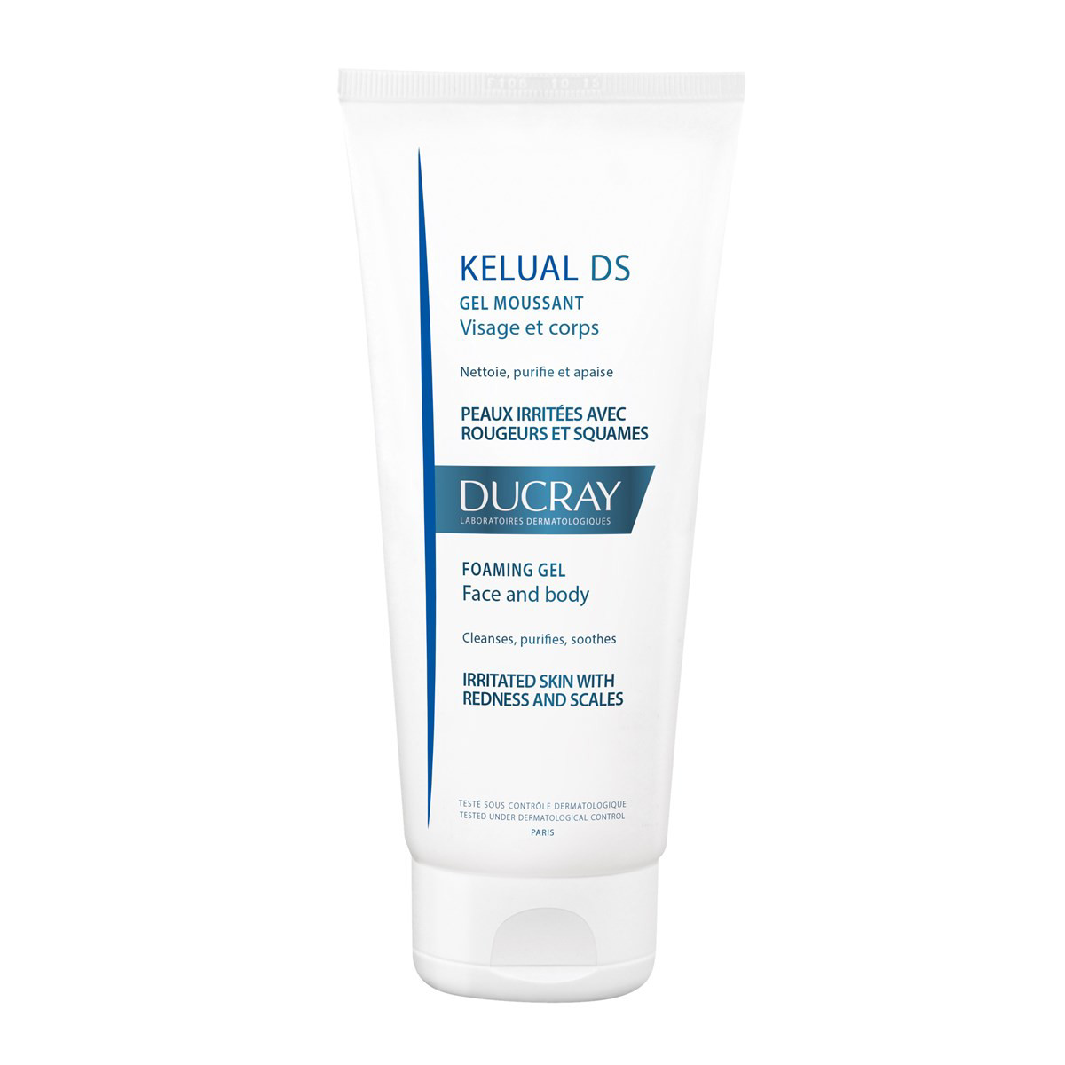 DUCRAY KELUAL, prausiklis pleiskanojančiai odai ,200ml