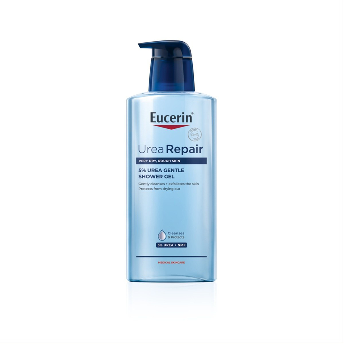 EUCERIN UREAREPAIR 5% UREA, švelnus dušo gelis, 400ml