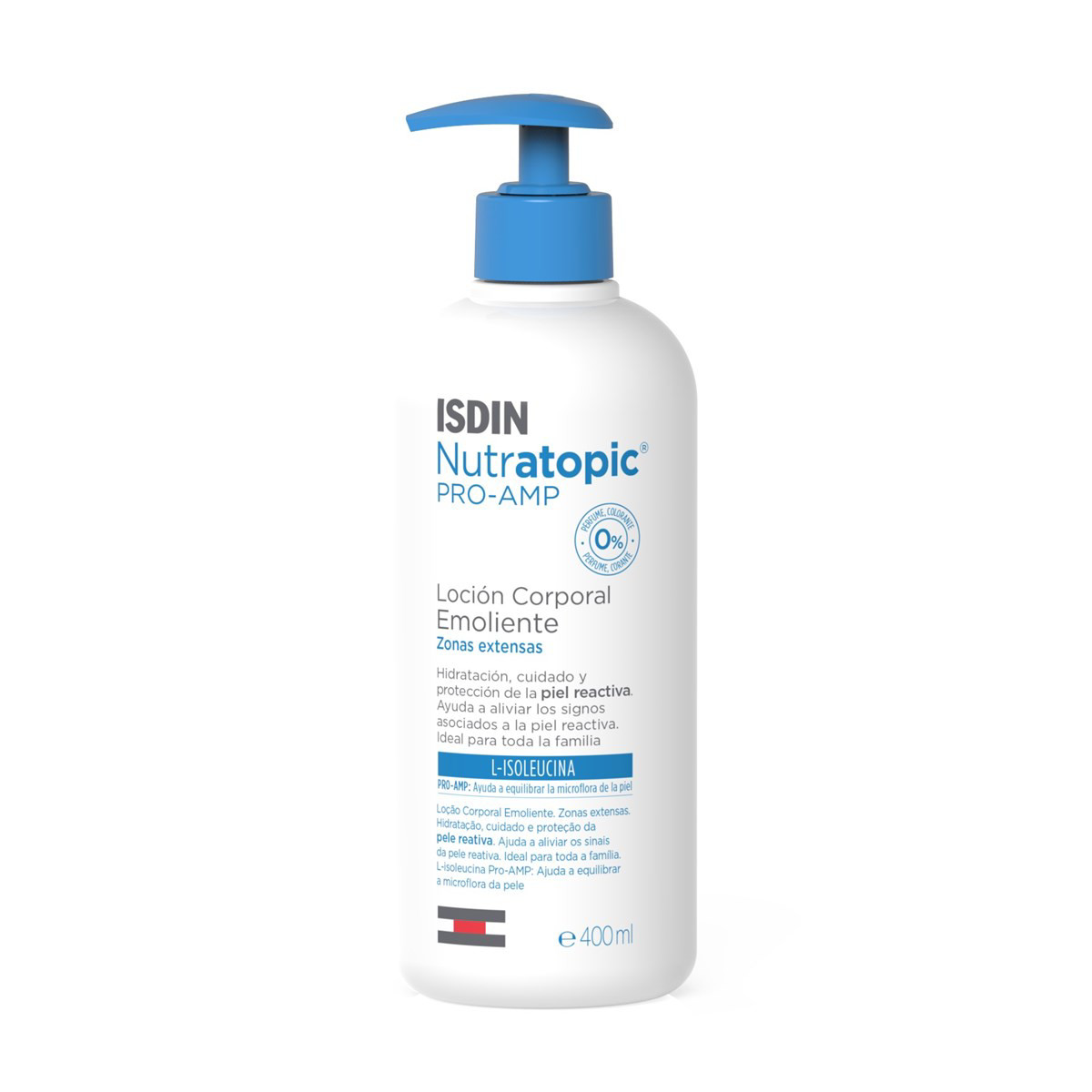 ISDIN NUTRATOPIC PRO-AMP, kūno losjonas, 400 ml