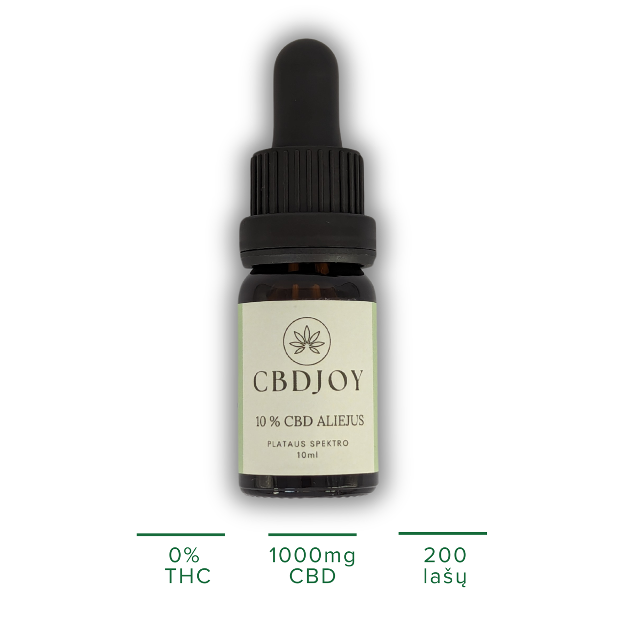 10% CBD aliejus 10ml