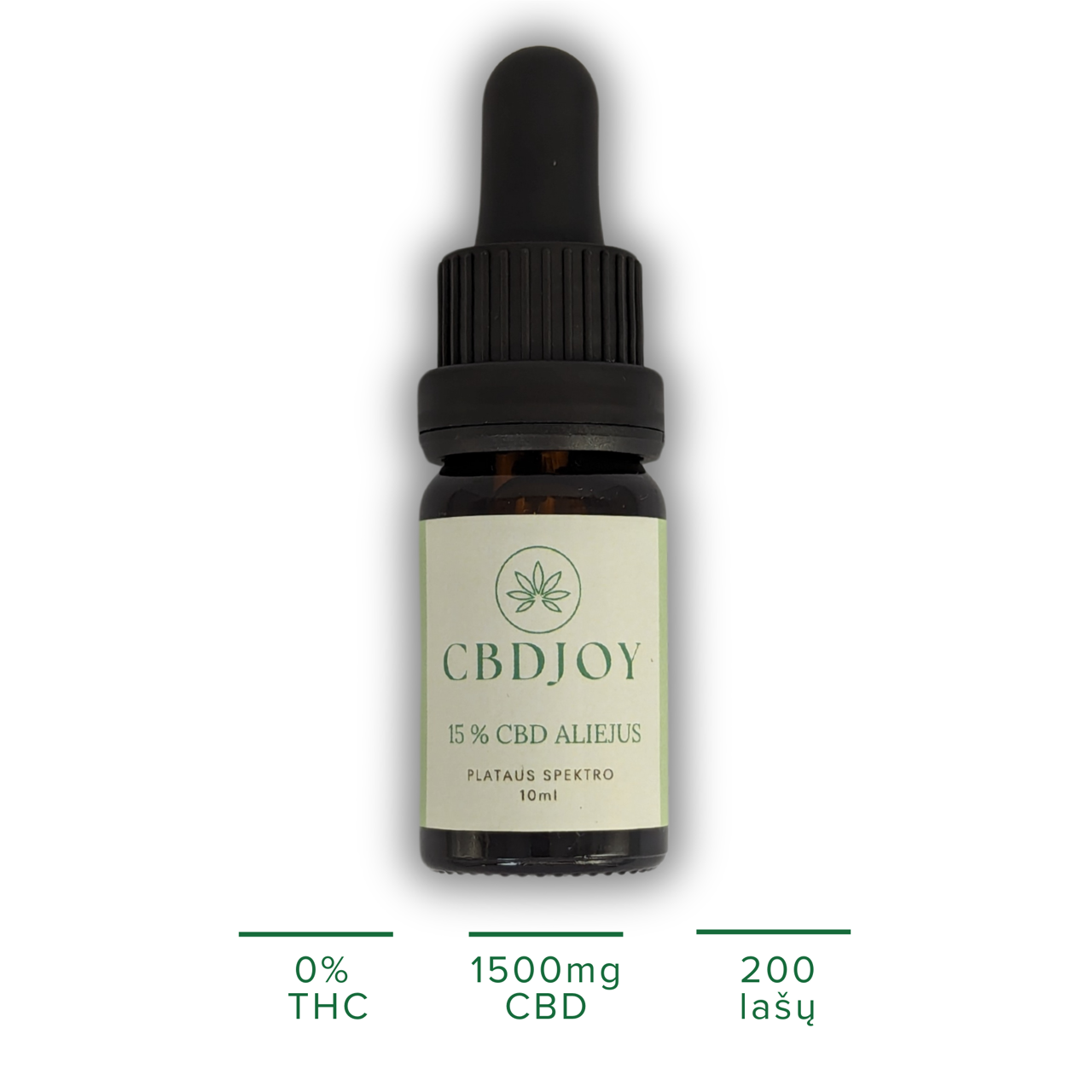 15% CBD aliejus 10ml