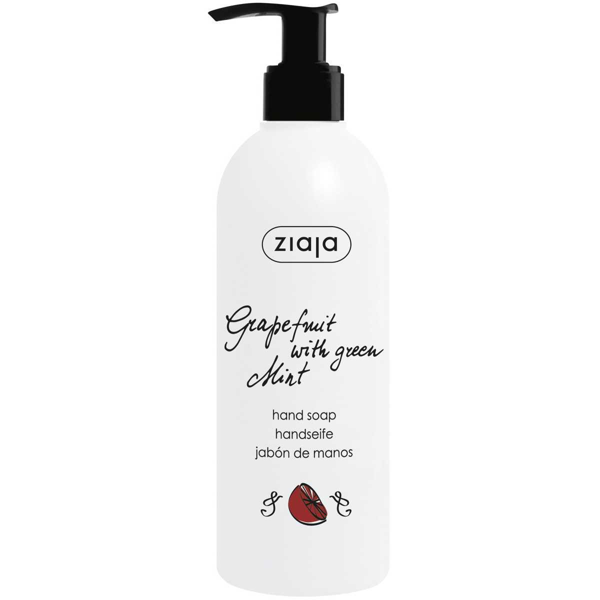 Ziaja rankų muilas greipfrutas su žalia mėta, 270 ml