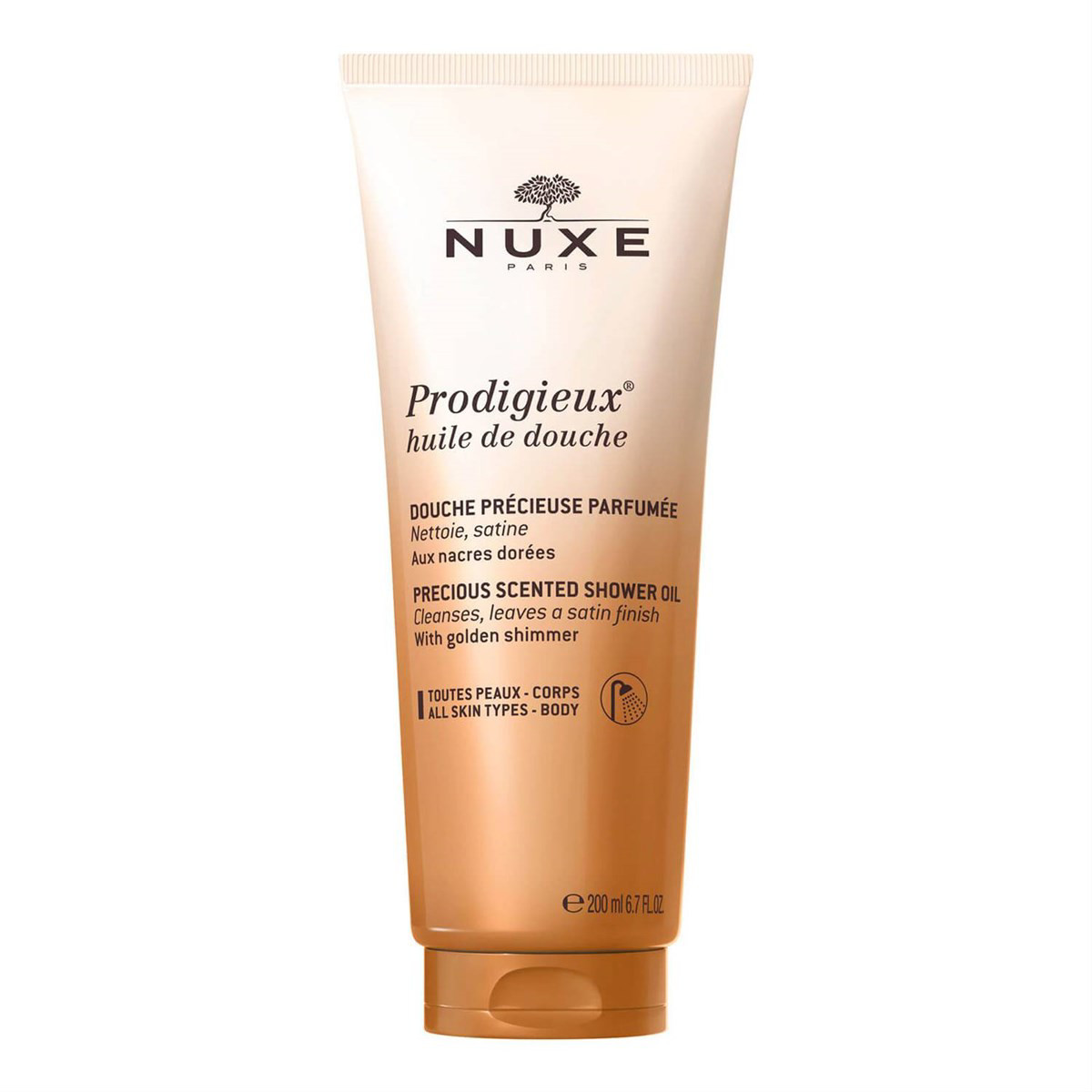 NUXE PRODIGIEUX PRECIOUS, kvapusis dušo aliejus, 200ml