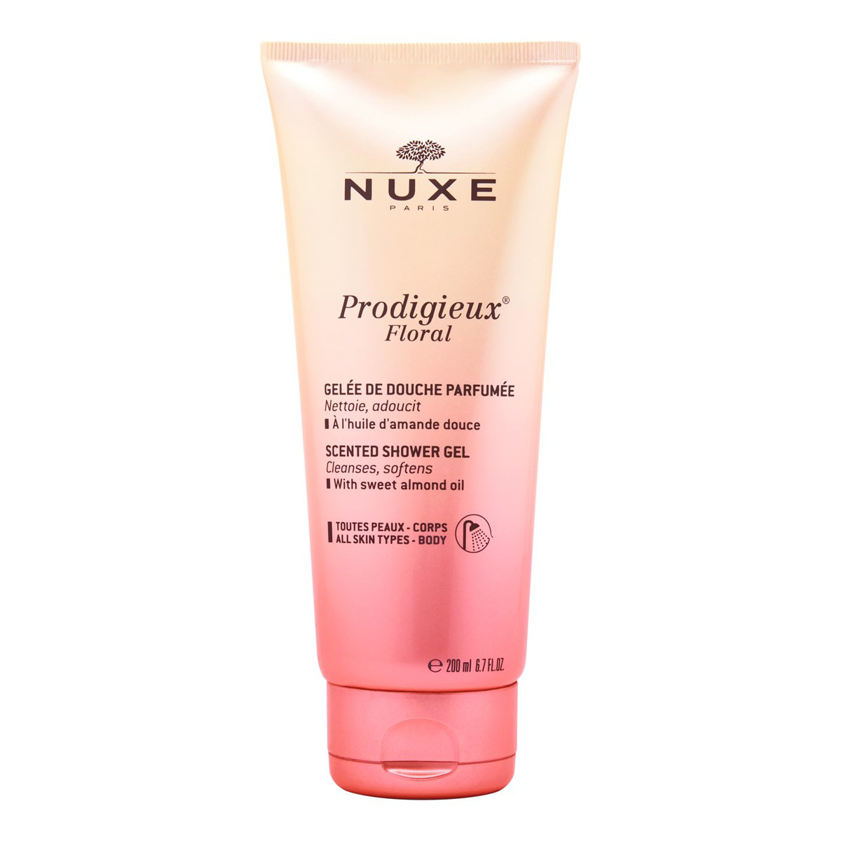 NUXE PRODIGIEUX FLORAL, kvapioji dušo žėlė, 200ml