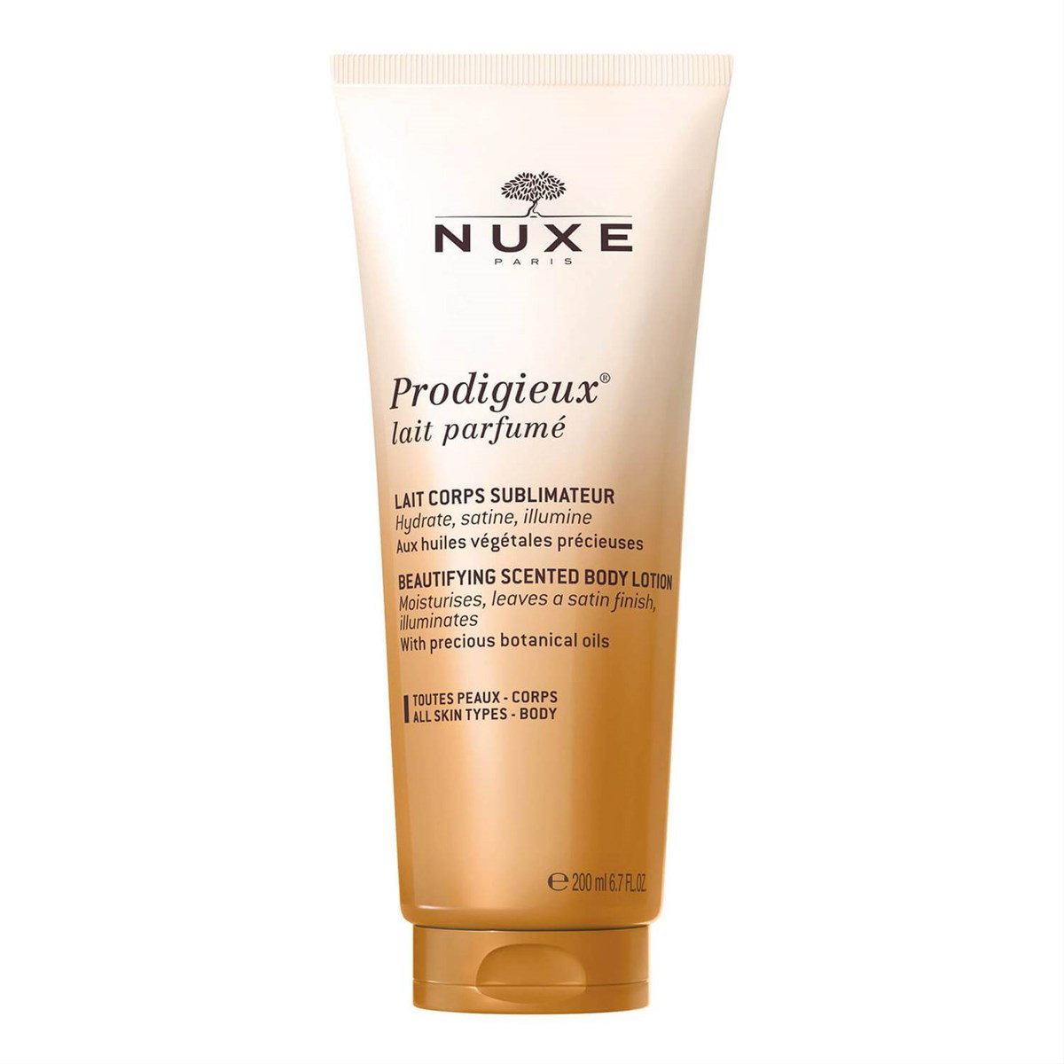 NUXE PRODIGIEUX BEAUTIFYING,  kvapusis kūno losjonas, 200ml