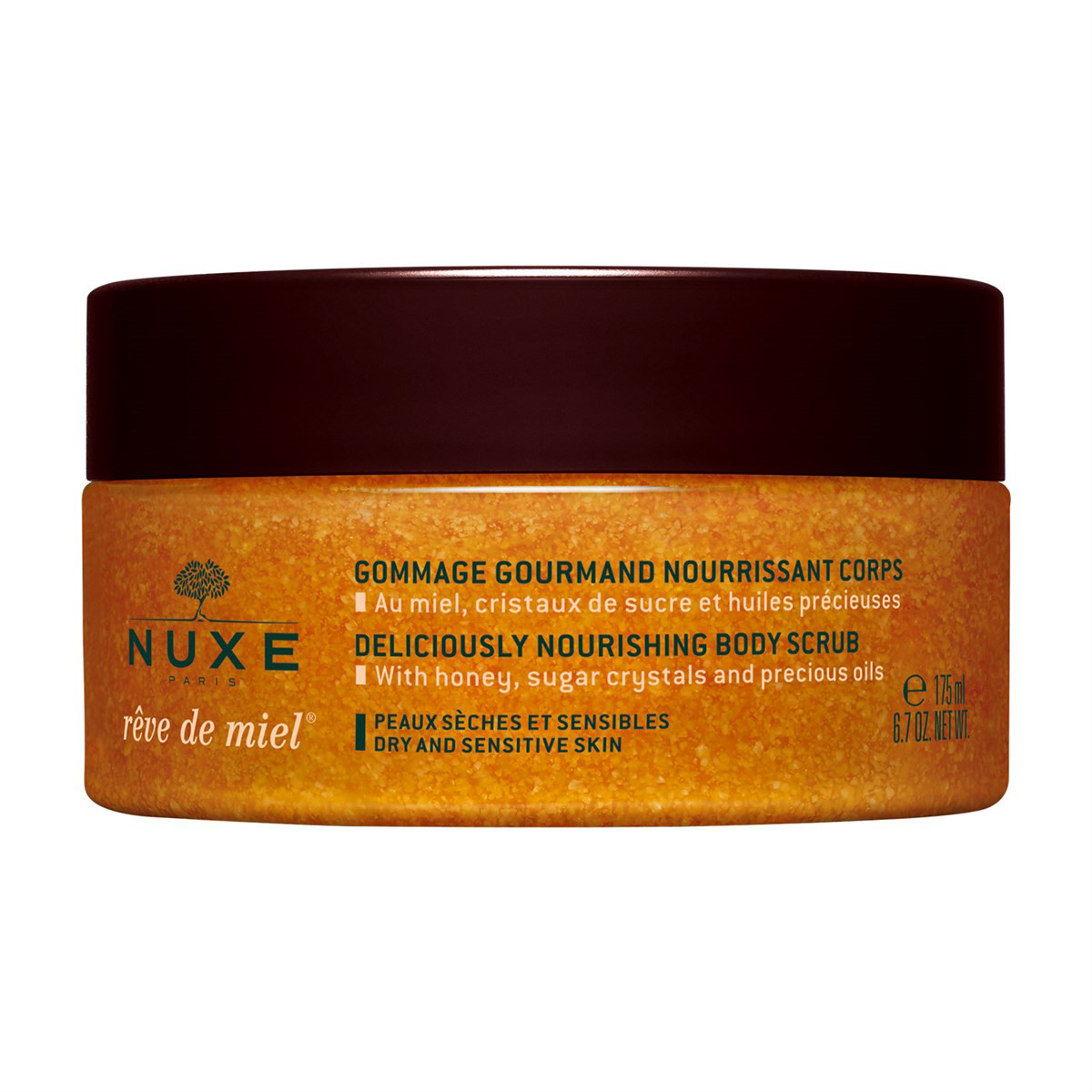 NUXE REVE DE MIEL, Maitinamasis šveičiantis aliejus-balzamas, 175ml