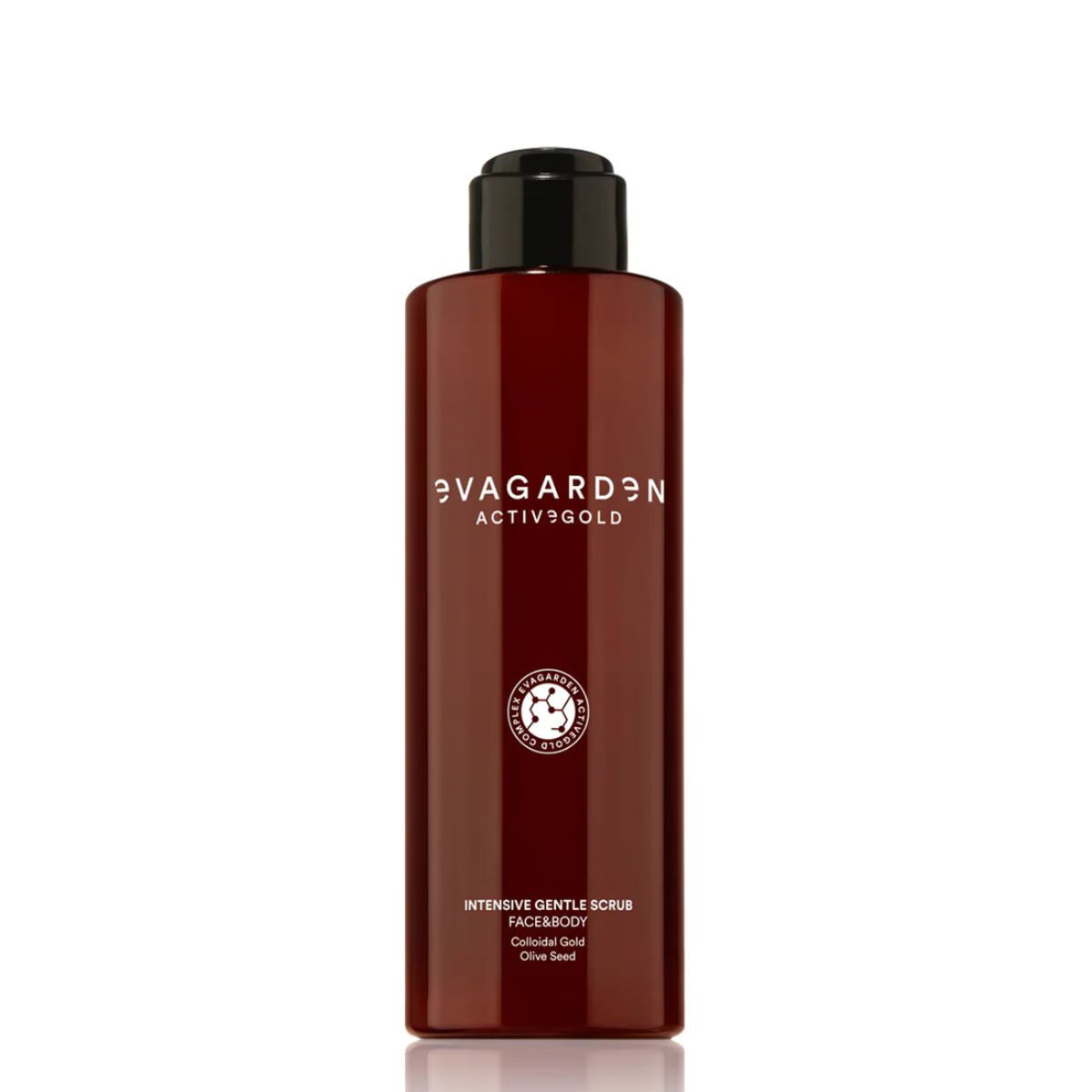 EVAGARDEN ACTIVEGOLD INTENSIVE - švelnus veido ir kūno šveitiklis, 200 ml
