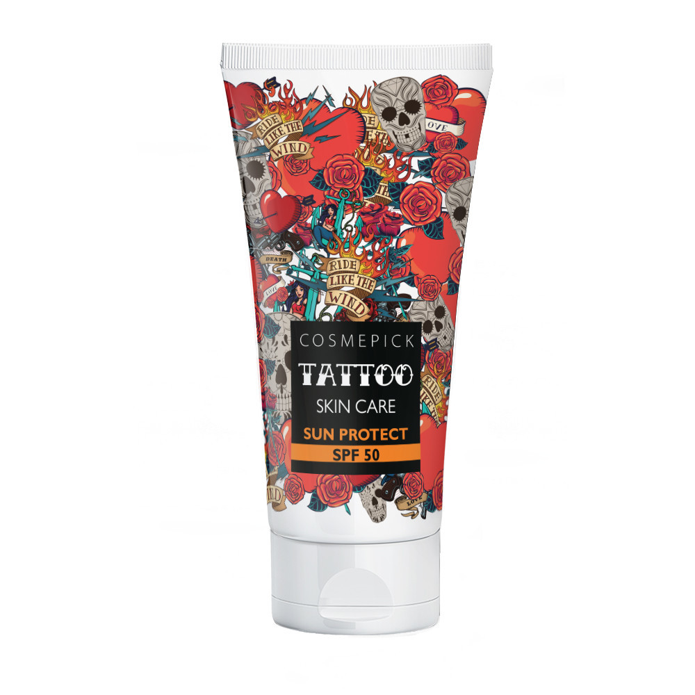 Cosmepick apsauginis kremas tatuiruotai odai SPF 50, 50ml