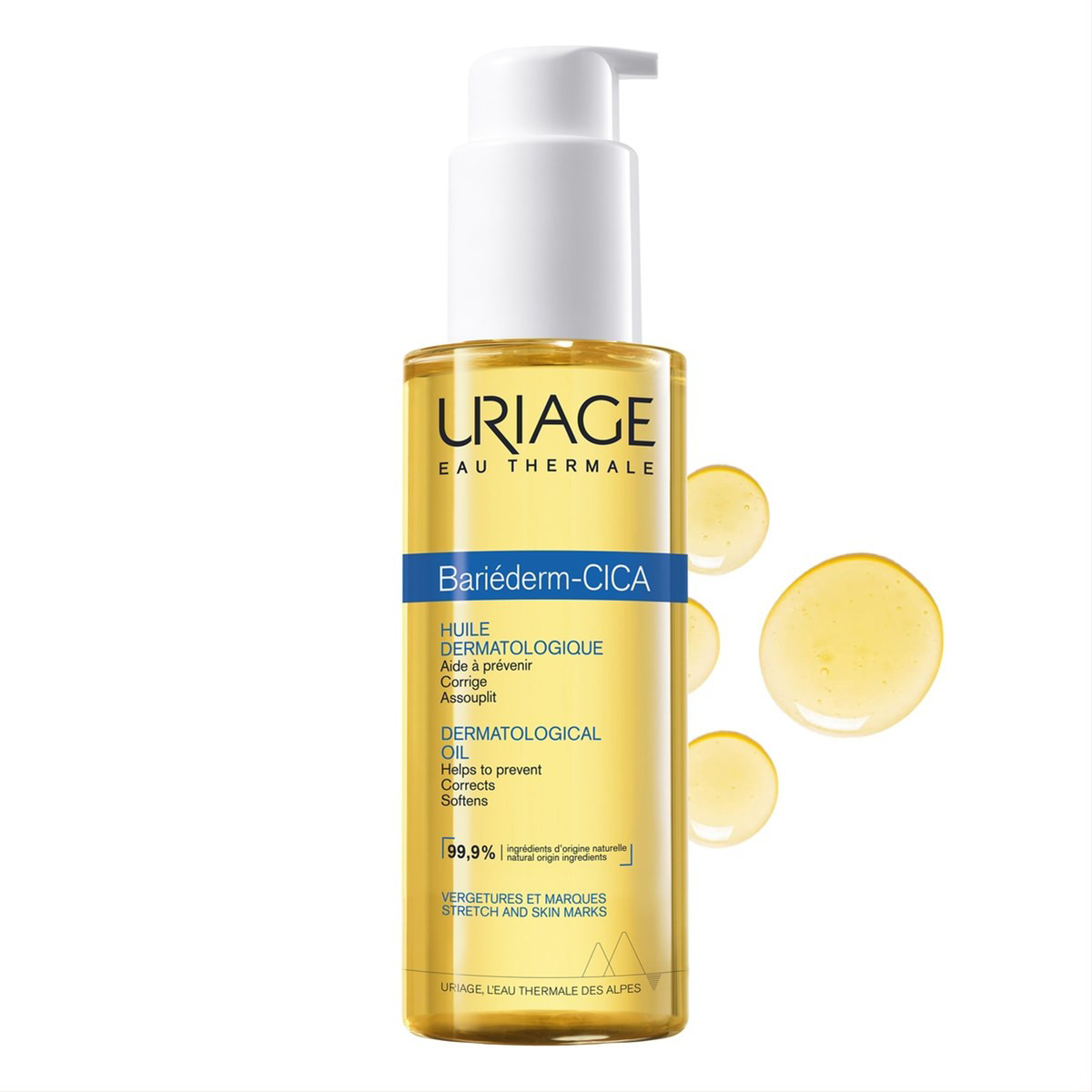 URIAGE BARIEDERM CICA HUILE, aliejus nuo strijų, 100 ml