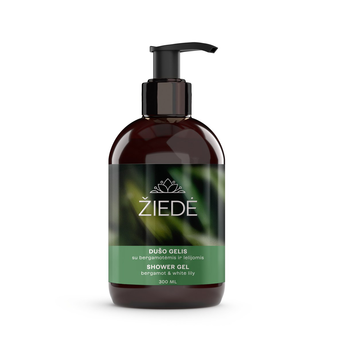ŽIEDĖ, dušo gelis su bergamotėmis ir lelijomis 300ml