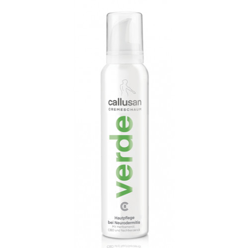 Callusan Verde Cream Mousse For Body Kreminės putos niežtinčios odos priežiūrai, 175ml