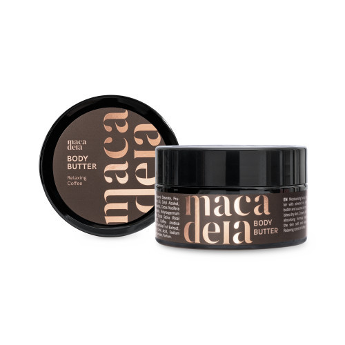 Macadeia Body Butter Relaxing Coffee Kūno sviestas su atpalaiduojančiu kavos aromatu, 200ml