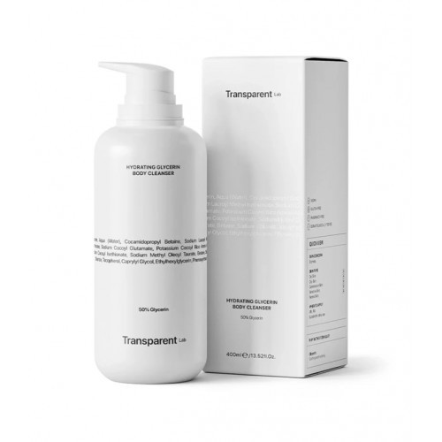 Transparent Lab Hydrating Glycerin Body Cleanser Drėkinantis kūno prausiklis su glicerinu, 400ml