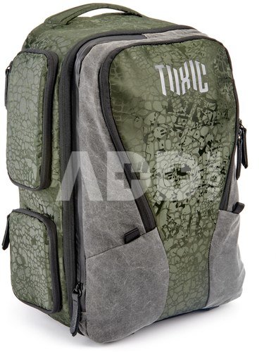 Toxic Valkyrie Camera Backpack M Water Resistant "Frog" Pocket Emerald