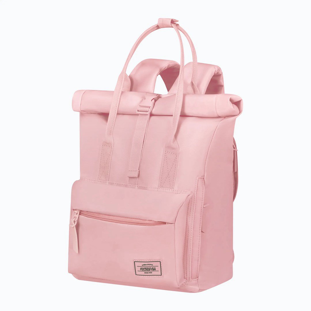 American Tourister Urban Groove Pastels Roll Top kuprinė Pastelinė rožinė