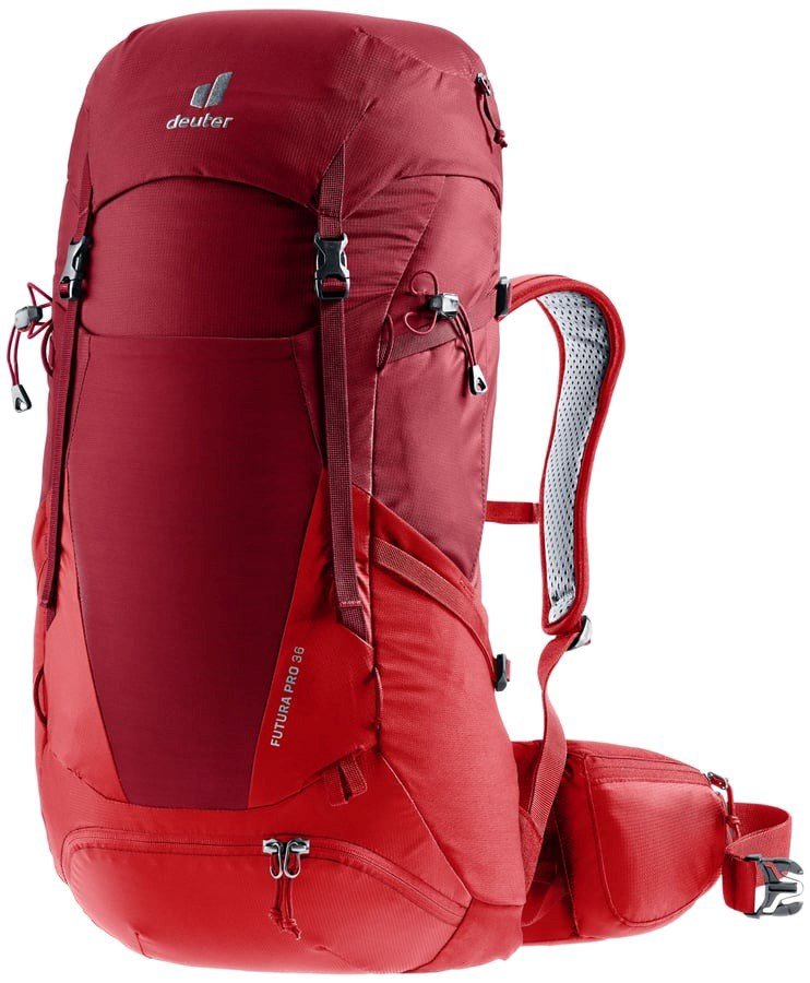 Deuter Futura PRO 36 Moteriška turistinė kuprinė Raudona