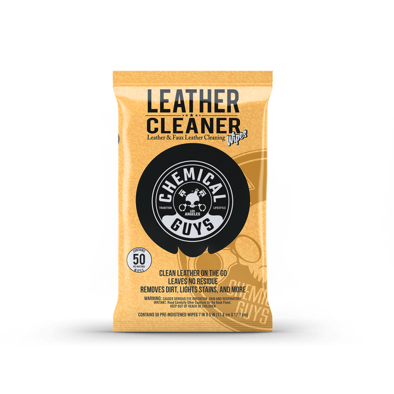 Chemical Guys Odos Valymo Servetėlės „Leather Cleaner Wipes“