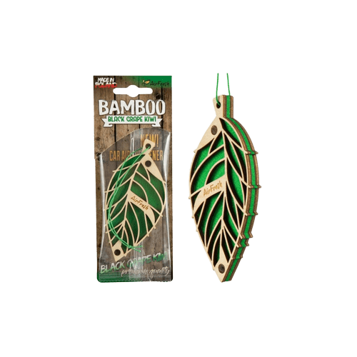 AirFresh Pakabinamas Automobilio Kvapas - Bamboo (Black Grape Kiwi)