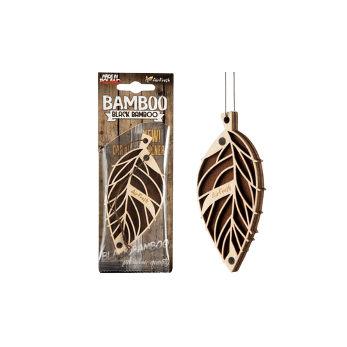 AirFresh Pakabinamas Automobilio Kvapas - Bamboo (Black Bamboo)