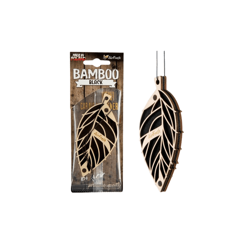 AirFresh Pakabinamas Automobilio Kvapas - Bamboo (Black)