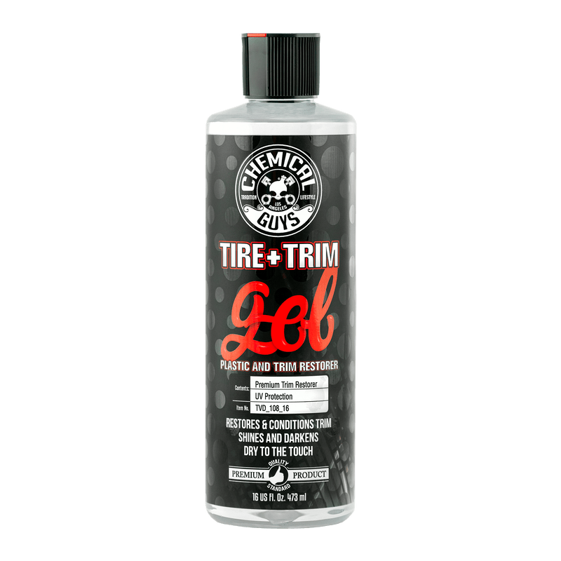 Chemical Guys Plastikinių ir Guminių Paviršių Atnaujinimo Priemonė „Tire and Trim Gel“