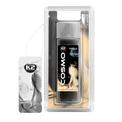 K2 Purškiamas Oro Gaiviklis su Kortele - Cosmo Vanilla (50 ml.)