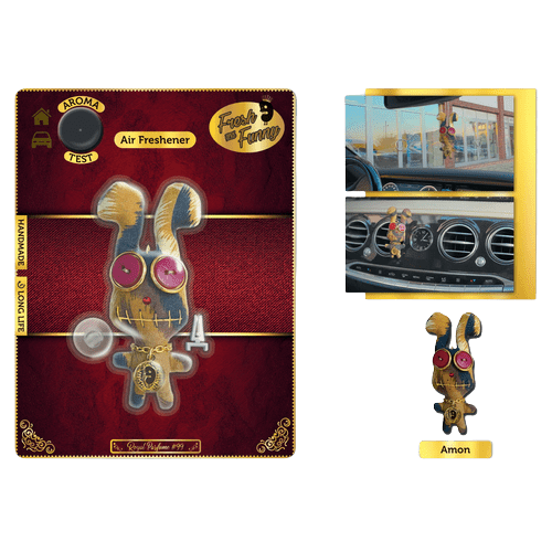Fresh and Funny Pakabinamas Automobilio Kvapas - Bunny Royal #99