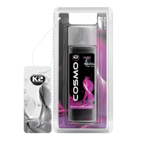 K2 Purškiamas Oro Gaiviklis su Kortele - Cosmo Man (50 ml.)