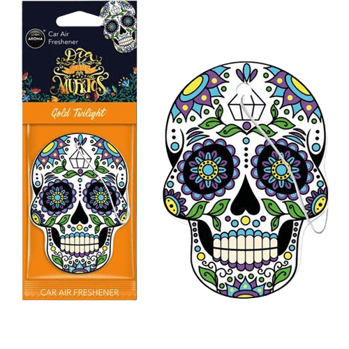 Aroma Car Oro Gaiviklis - Muertos Gold Tattoo