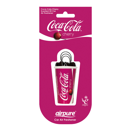 Airpure Pakabinamas Kvapas - Coca Cola 3D Cup (Cherry)
