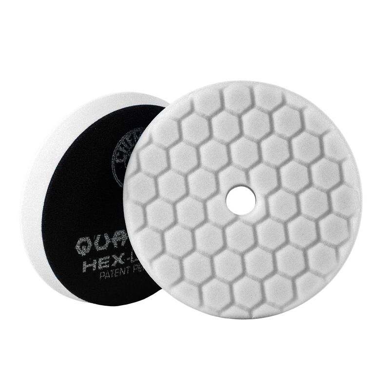 Chemical Guys Vidutinio Kietumo Poliravimo Padas „Quantum Hex-Logic“ (Baltas)