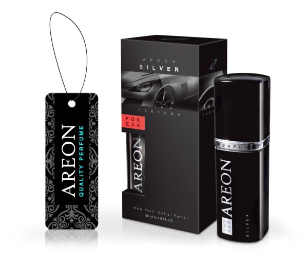 Oro gaiviklis automobiliui Perfume Silver 50 ml Areon