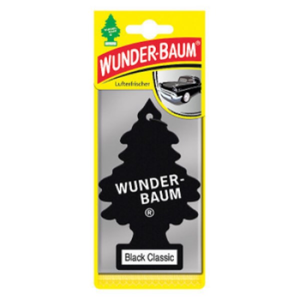 Oro gaiviklis automobiliui eglutė Black Classic Wunder Baum