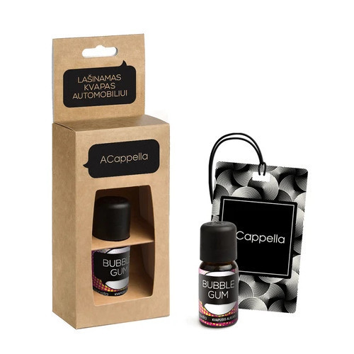 Acappella For Car Perfume Lašinamas kvapas automobiliui, Bubblegum