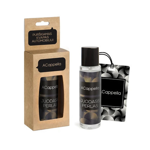 Acappella Car Perfume Purškiamas kvapas automobiliui, Juodasis perlas