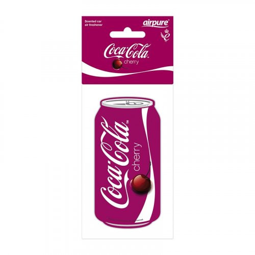 Airpure Scented Car Air Freshener Kvapni kortelė auto kvapas, COCA COLA Cherry