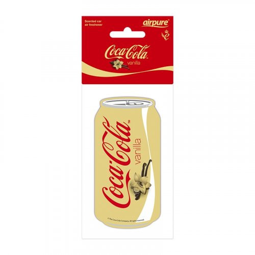 Airpure Scented Car Air Freshener Kvapni kortelė auto kvapas, COCA COLA Vanilla