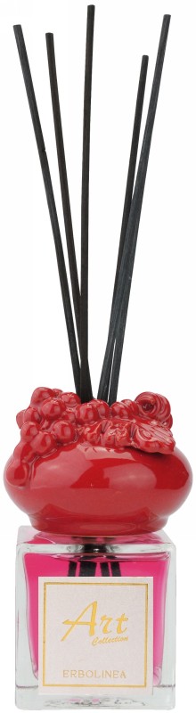 Kvapas namams su lazdelėmis Erbolinea Rosato Di Vino ERBARTROS100, dėžutėje, su keramikiniu indeliu, 100 ml