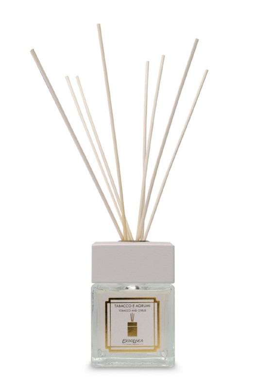 Kvapas namams su lazdelėmis Erbolinea Prestige Tabacco E Agrumi, ERBAMBTABAC50, 50 ml