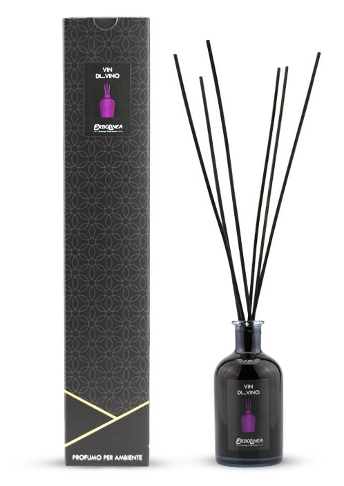 Kvapas namams su lazdelėmis Erbolinea Prestige Vin Di Vino ERBAMBVIN100, 100 ml
